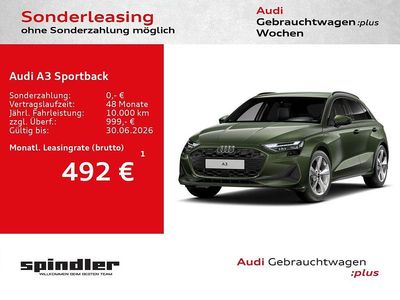 Usata Audi A3 204 CV (150 kW) 2025 Verde Berlina
