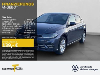 Grau Gebraucht 2025 VW Polo IQ Drive Kleinwagen | 23.860 € (Fairer Preis)