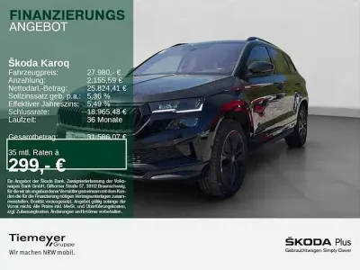 Gebraucht Skoda Karoq SportLine 190 PS (139 kW) 2023 Blackmagic perleffekt SUV