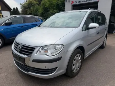 Gebraucht VW Touran Conceptline 102 PS (75 kW) 2007 Silber Van / Kleinbus