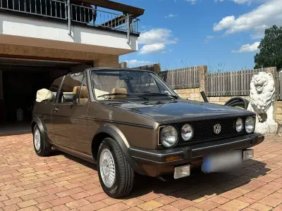 Gebraucht VW Golf Cabriolet Karmann 111 PS (81 kW) 1984 Braun Cabrio