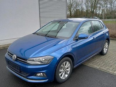 Gebraucht VW Polo Highline 116 PS (85 kW) 2018 Blau Kleinwagen