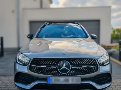Brugt Mercedes GLC400d AMG 330 HK (242 kW) 2020 Sølv SUV