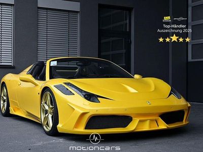 Gebraucht Ferrari 458 566 PS (416 kW) 2012 Gelb Cabrio