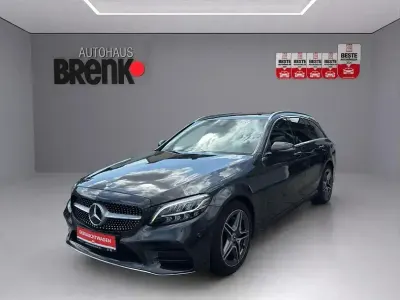 Gebraucht Mercedes C200 AMG line 197 PS (144 kW) 2019 Grafitgrau  metalliclack Limousine