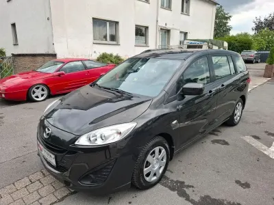Gebraucht Mazda 5 Prime-Line 116 PS (85 kW) 2012 Schwarz Van / Kleinbus