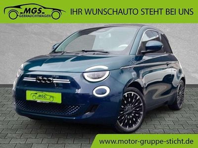 Gebraucht Fiat 500e La Prima 86 kW (118 PS) 2023 Ozean grün Cabrio