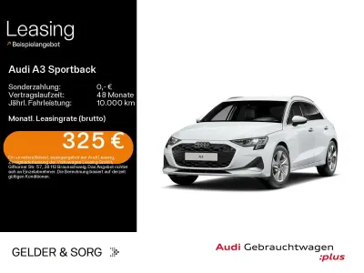 Gebraucht Audi A3 Advanced 150 PS (110 kW) 2025 Gletscherweiß metallic Limousine