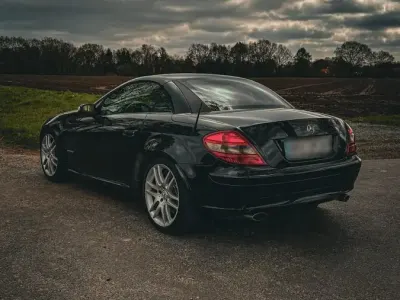 Gebraucht Mercedes SLK200 163 PS (119 kW) 2005 Schwarz Cabrio