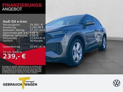 Gebraucht Audi Q4 e-tron Comfort 150 kW (204 PS) 2023 Grau SUV