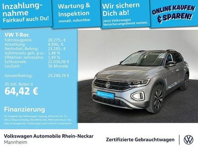 Second-hand VW T-Roc Goal 150 CP (110 kW) 2025 Argintiu SUV