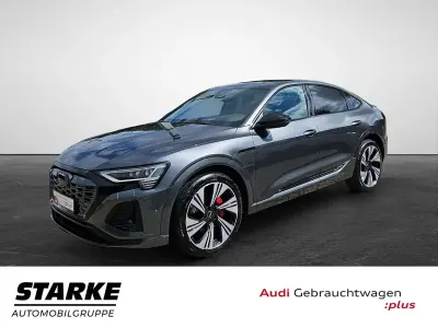 Gebraucht Audi Q8 e-tron S-Line 300 kW (408 PS) 2023 Daytonagrau perleffekt SUV