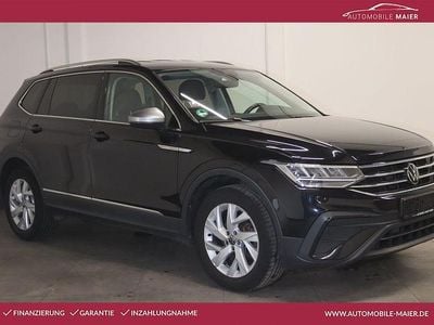 Gebraucht VW Tiguan Allspace Life 150 PS (110 kW) 2021 Deep black perleffekt SUV