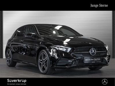 Unilack nachtschwarz Gebraucht 2021 Mercedes A250 AMG Limousine | 24.250 € (Superpreis)