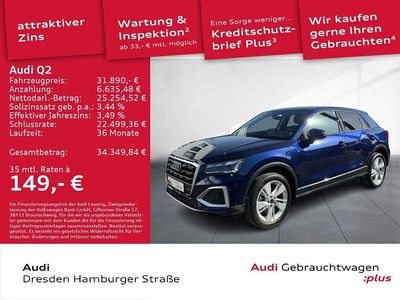 Gebraucht Audi Q2 Advanced Plus 150 PS (110 kW) 2025 Blau SUV