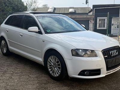Gebraucht Audi A3 S-Line 170 PS (125 kW) 2008 Weiß Kleinwagen