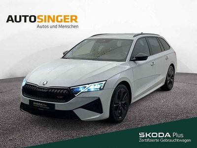 Moonweiss metallic Gebraucht 2025 Skoda Octavia RS Kombi | 36.920 € (Fairer Preis)