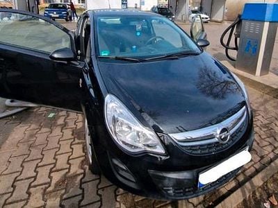 Gebraucht Opel Corsa Active 75 PS (55 kW) 2013 Schwarz Kleinwagen