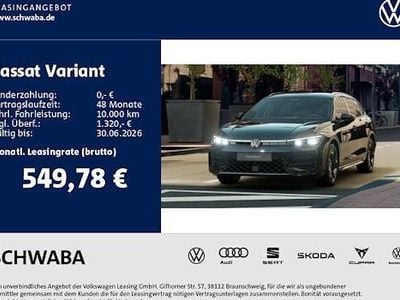 Neu VW Passat R-line 193 PS (141 kW) 2025 Schwarz Kombi