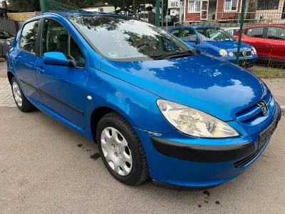 Gebraucht Peugeot 307 105 PS (77 kW) 2003 Blau Kleinwagen
