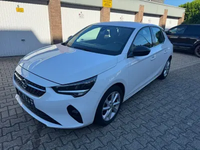 Gebraucht Opel Corsa Elegance 101 PS (74 kW) 2021 Jade weiss/arktis weiss Kleinwagen