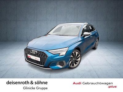 Blau Gebraucht 2020 Audi A3 Sportback Advanced Kleinwagen | 24.935 € (Teuer)