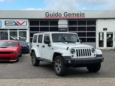 Brugt Jeep Wrangler Unlimited Sahara 200 HK (147 kW) 2018 Hvid SUV