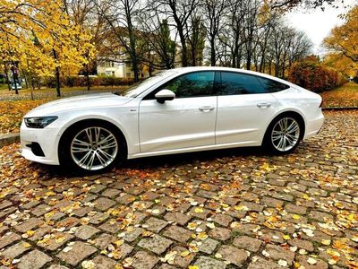 gebraucht Audi A7 weiß 45 TDI S Line -wie NEU- Standheizung etc