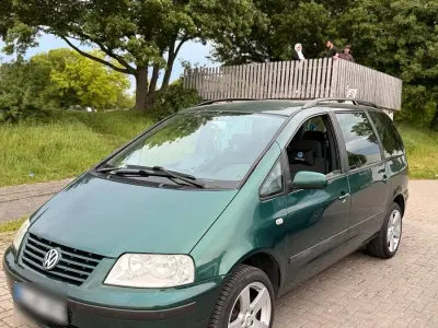 Brugt VW Sharan 116 HK (85 kW) 2001 Grøn MPV