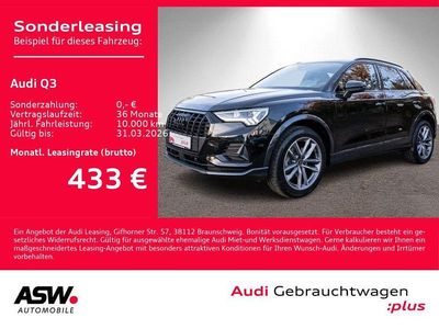 Mythosschwarz metallic Gebraucht 2025 Audi Q3 S-Line SUV | 42.490 € (Fairer Preis)