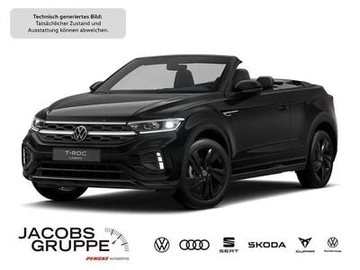 Neu VW T-Roc Cabriolet R-line 110 PS (80 kW) 2025 Schwarz Cabrio