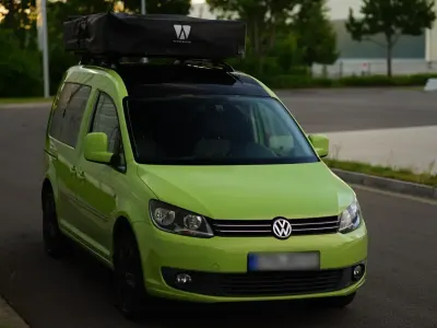 Gebraucht VW Caddy Edition 102 PS (75 kW) 2012 Grün Van / Kleinbus