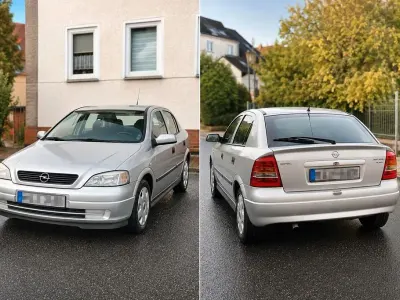 Gebraucht Opel Astra 75 PS (55 kW) 2002 Silber Limousine