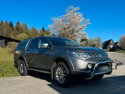 Brugt Mitsubishi L200 180 HK (132 kW) 2016 Sølv Pickup / Ladvogn