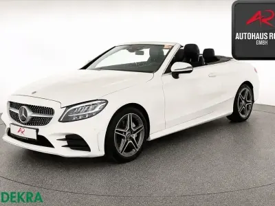 Gebraucht Mercedes C220 AMG 194 PS (142 kW) 2023 Weiss Cabrio