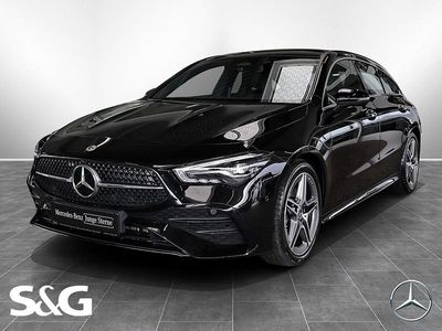 Gebraucht Mercedes CLA200 Shooting Brake AMG 163 PS (119 kW) 2024 Metalliclack kosmosschwarz Kombi