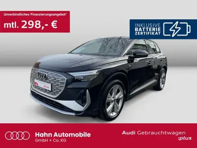 Używany Audi Q4 e-tron S-Line 150 kW (204 KM) 2022 Czarny SUV