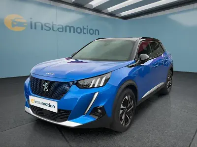 Gebraucht Peugeot e-2008 GTi 100 kW (136 PS) 2021 Blau SUV