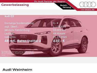 Neu Audi Q3 150 PS (110 kW) 2025 Weiß SUV