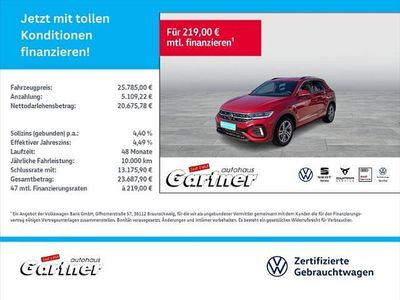Gebraucht VW T-Roc R-line 150 PS (110 kW) 2023 Rot SUV