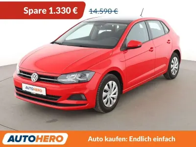 Gebraucht VW Polo Comfortline 95 PS (69 kW) 2019 Rot Kleinwagen