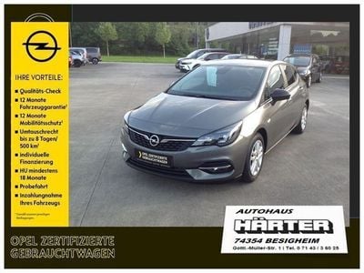 Gebraucht Opel Astra Edition 145 PS (106 kW) 2021 Grau (quarz grau) Limousine