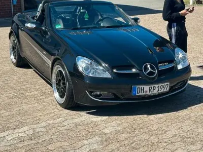 Gebraucht Mercedes SLK350 272 PS (200 kW) 2006 Schwarz Cabrio