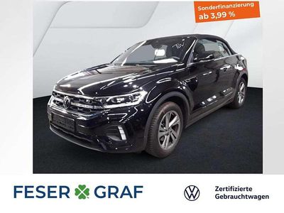 Gebraucht VW T-Roc Cabriolet R-line 150 PS (110 kW) 2025 Deep black perleffekt schwarz Cabrio
