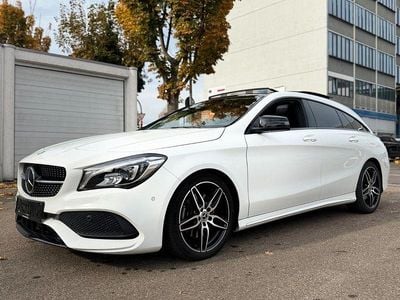 Weiß Gebraucht 2018 Mercedes CLA220 Shooting Brake AMG Kombi | 23.999 € (Fairer Preis)