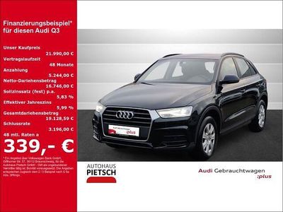 Usata Audi Q3 Advanced 150 CV (110 kW) 2017 Nero SUV