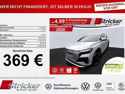 Gebraucht Audi Q4 Sportback e-tron S-Line 150 kW (204 PS) 2024 Gletscherweiß metallic SUV