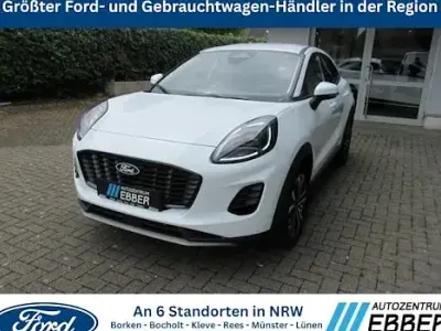 Ny Ford Puma Titanium 125 HK (91 kW) 2025 Hvid SUV