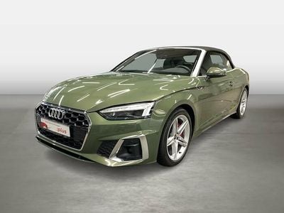 Distriktgrün verdeck schwarz Gebraucht 2025 Audi A5 S-Line Cabrio | 47.420 €