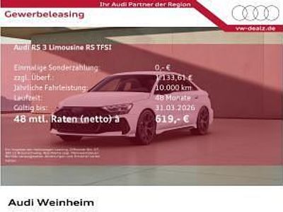 Neu Audi RS3 400 PS (294 kW) 2026 Weiß (arkonaweiß) Limousine